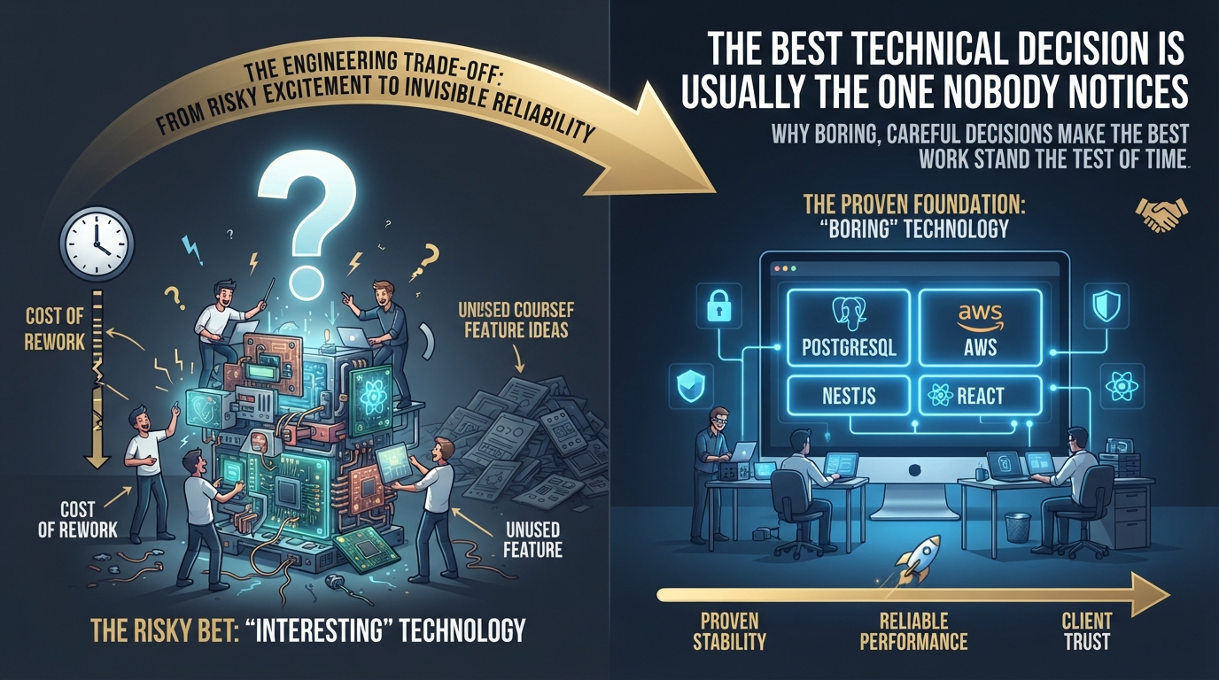 The Best Technical Decision Is Usually the One Nobody Notices