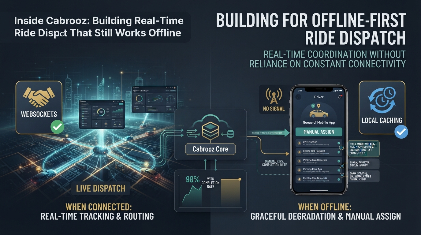 Inside Cabrooz: Real-Time Dispatch That Works Offline
