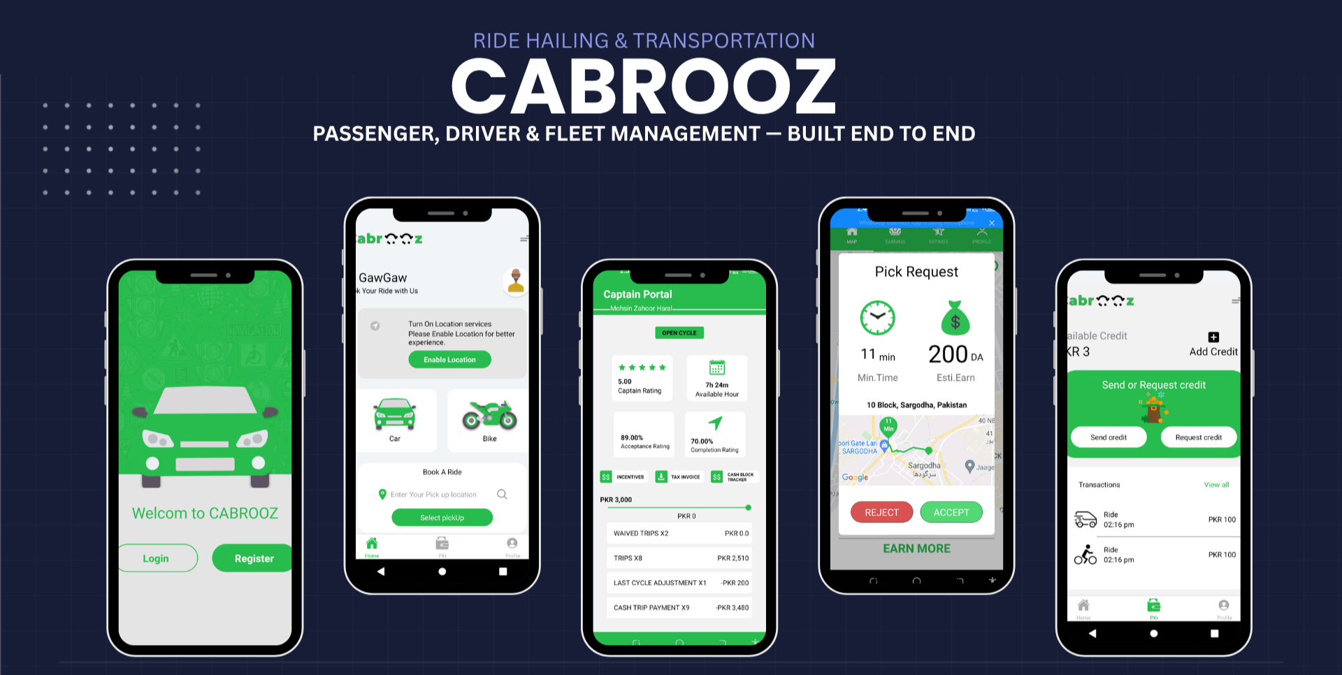 Cabrooz - Ride Booking Platform